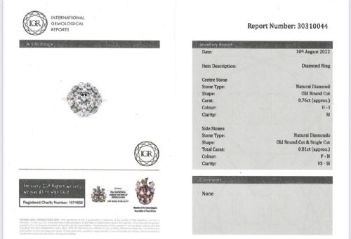 EDWARDIAN DIAMOND RING - ADDITIONAL PHOTO 1