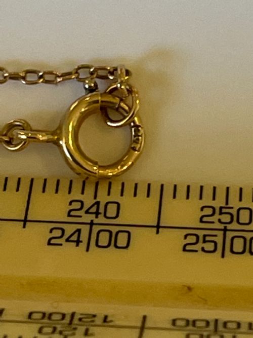 EDWARDIAN PEARL 9CT GOLD NECKLACE - ADDITIONAL PHOTO 7