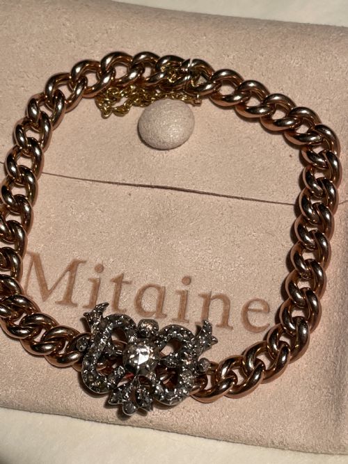 DIAMOND VICTORIAN BOW BRACELET - ADDITIONAL PHOTO 5