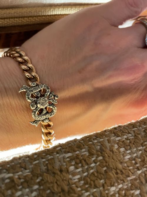DIAMOND VICTORIAN BOW BRACELET - ADDITIONAL PHOTO 8