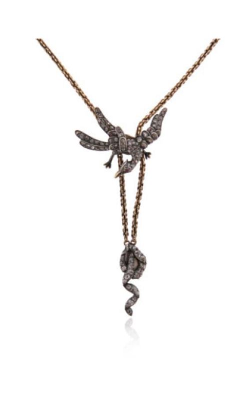 VICTORIAN DIAMOND PHOENIX NECKLACE - ADDITIONAL PHOTO 1