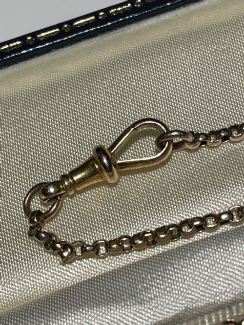 VICTORIAN GOLD ALBERT CHAIN NECKLACE - ADDITIONAL PHOTO 4