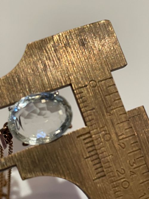 AQUAMARINE PENDANT - ADDITIONAL PHOTO 2