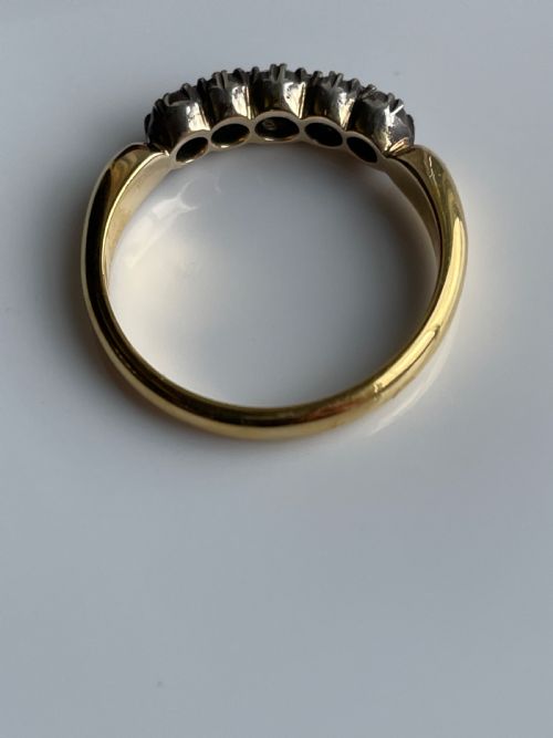 VICTORIAN MINE CUT DIAMOND RING - ADDITIONAL PHOTO 6