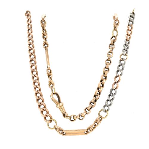 antique watch chain necklace - CATEGORY: ANTIQUE JEWELLERY - DATED VICTORIAN