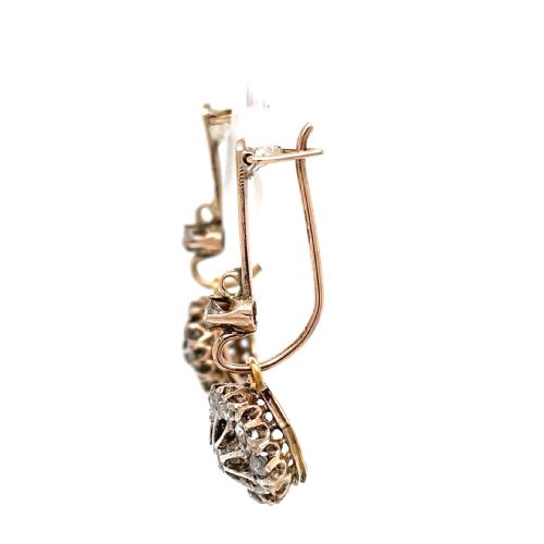 EDWARDIAN DIAMOND EARRINGS - ADDITIONAL PHOTO 1