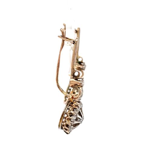 EDWARDIAN DIAMOND EARRINGS - ADDITIONAL PHOTO 2