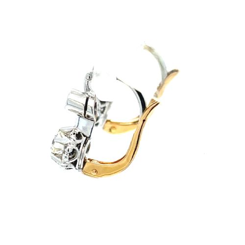 ANTIQUE DIAMOND EARRINGS - ADDITIONAL PHOTO 1