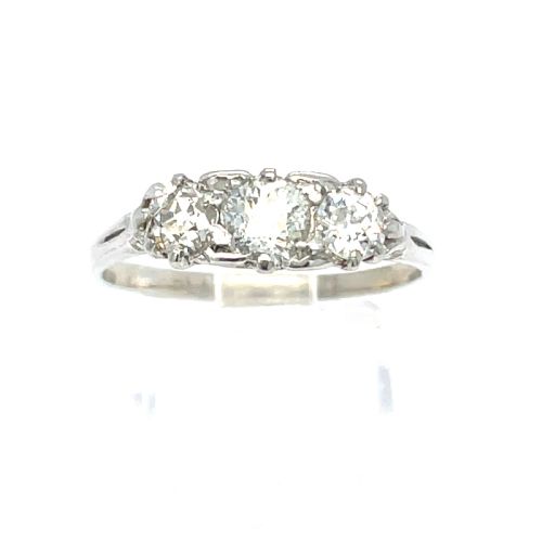 DIAMOND AND PLATINUM RING - ADDITIONAL PHOTO 2
