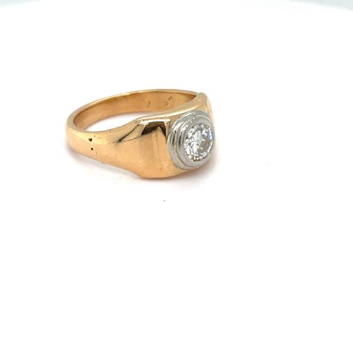DIAMOND 05CT RING 18CT - ADDITIONAL PHOTO 1