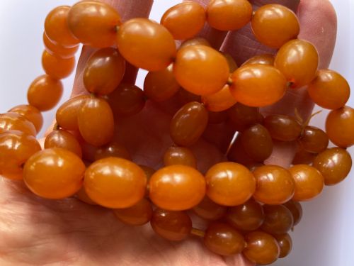 NATURAL BALTIC AMBER NECKLACE - ADDITIONAL PHOTO 1