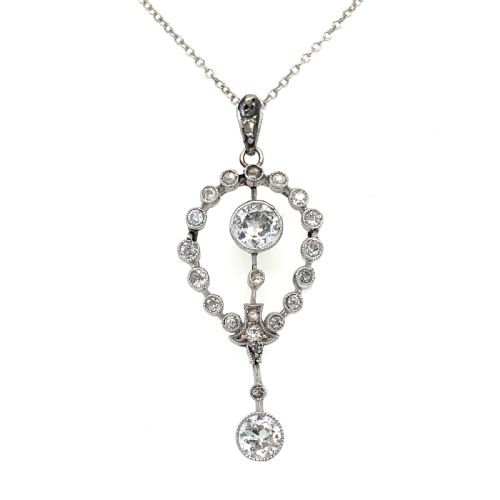 Edwardian Antique Diamond Pendant