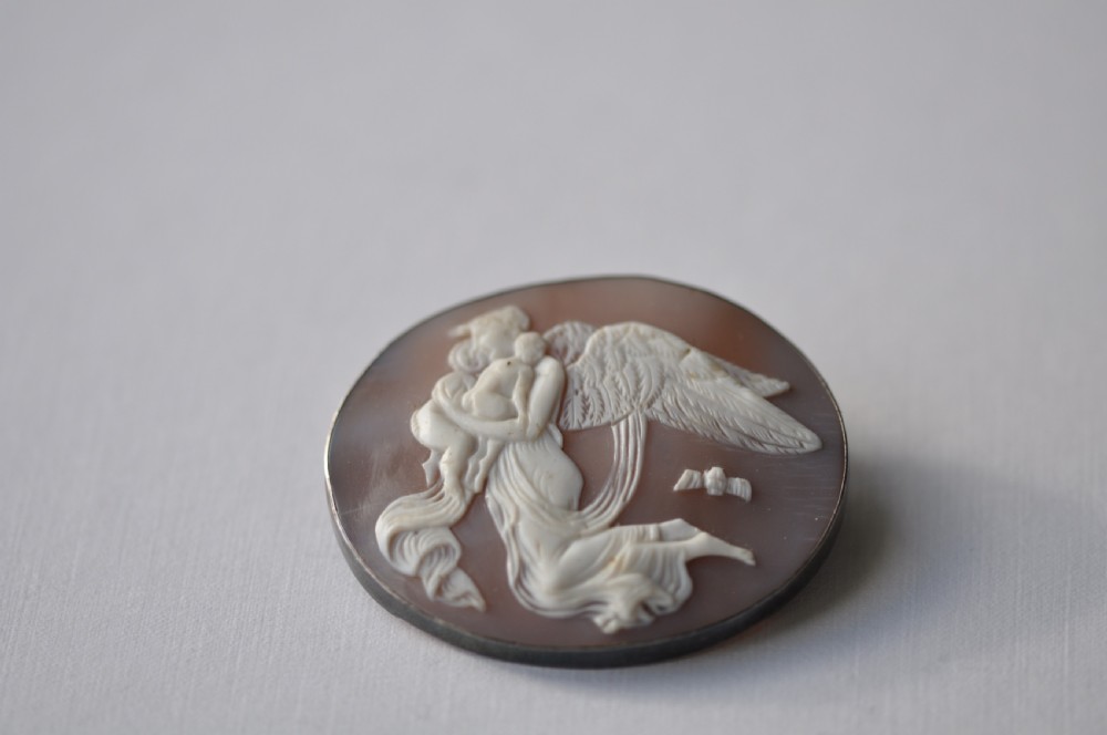 A Silver Cameo Of Nyx Goddess of the Night