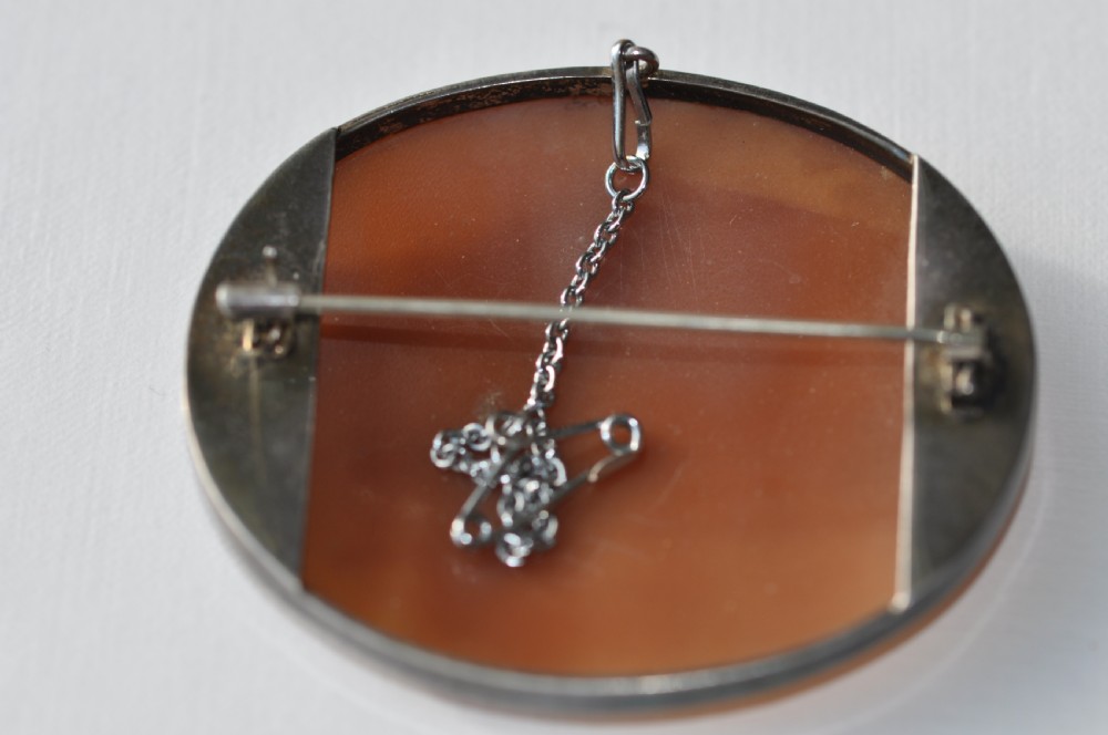 A Silver Cameo Of Nyx Goddess of the Night View II