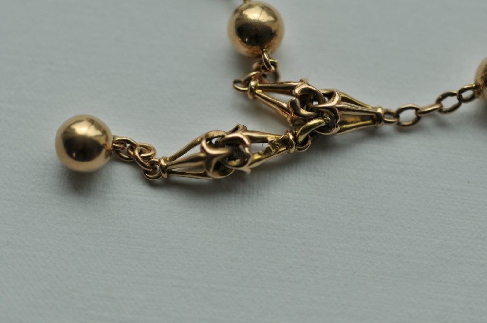 A 15ct Gold Edwardian Bracelet View II
