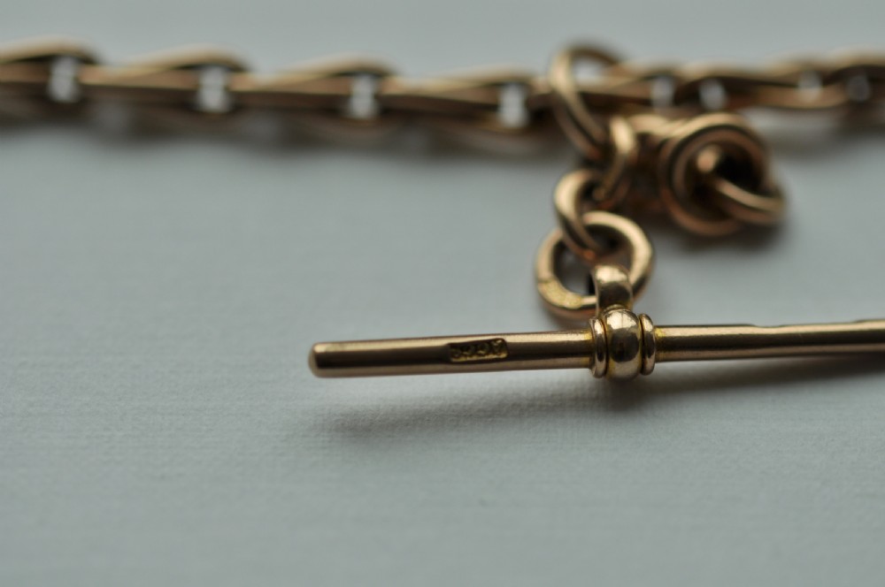 A 9ct Gold Watch Chain View II