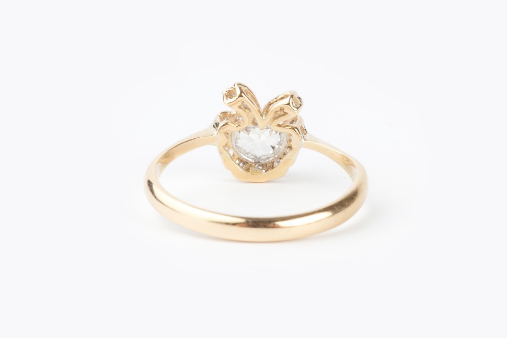 A Diamond Demi-Lune Edwardian Ring View III