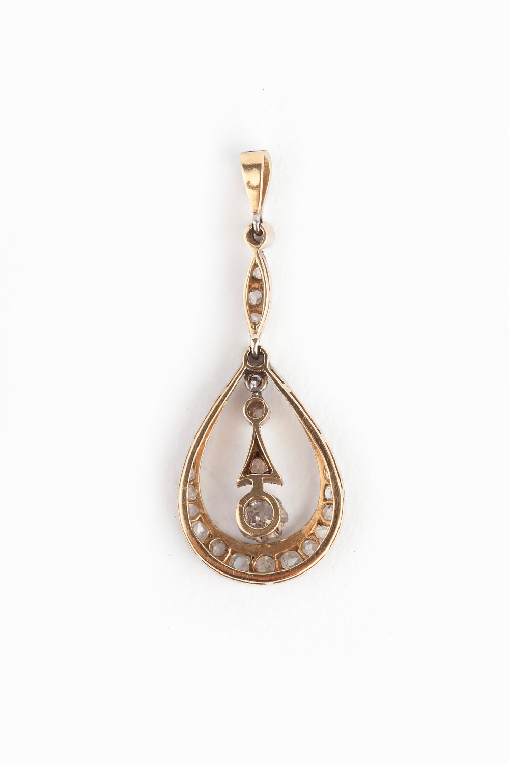 An Edwardian Belle Epoque Diamond Pendant  View II