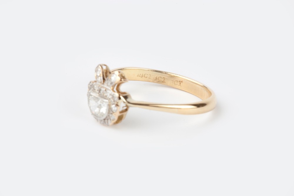 Edwardian Diamond Present Ring View II