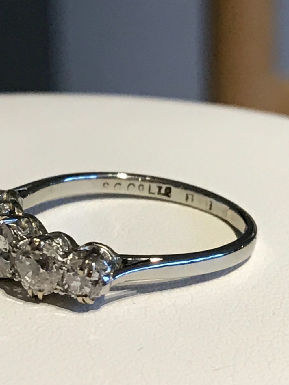 A Platinum Diamond 1930s Ring View II