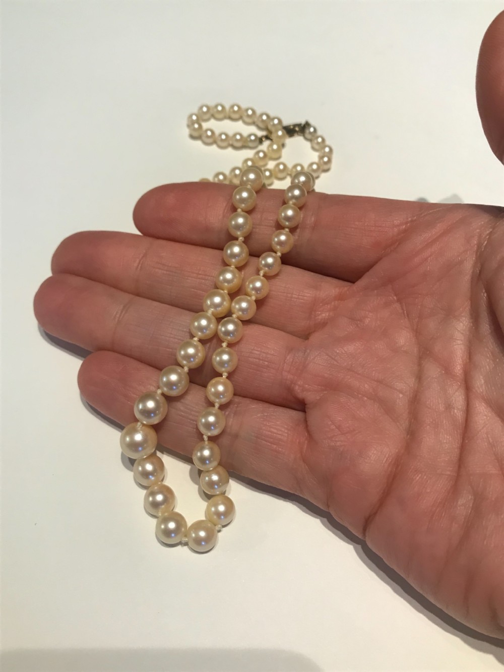 Cultured Pearl Edwardian Necklace View V