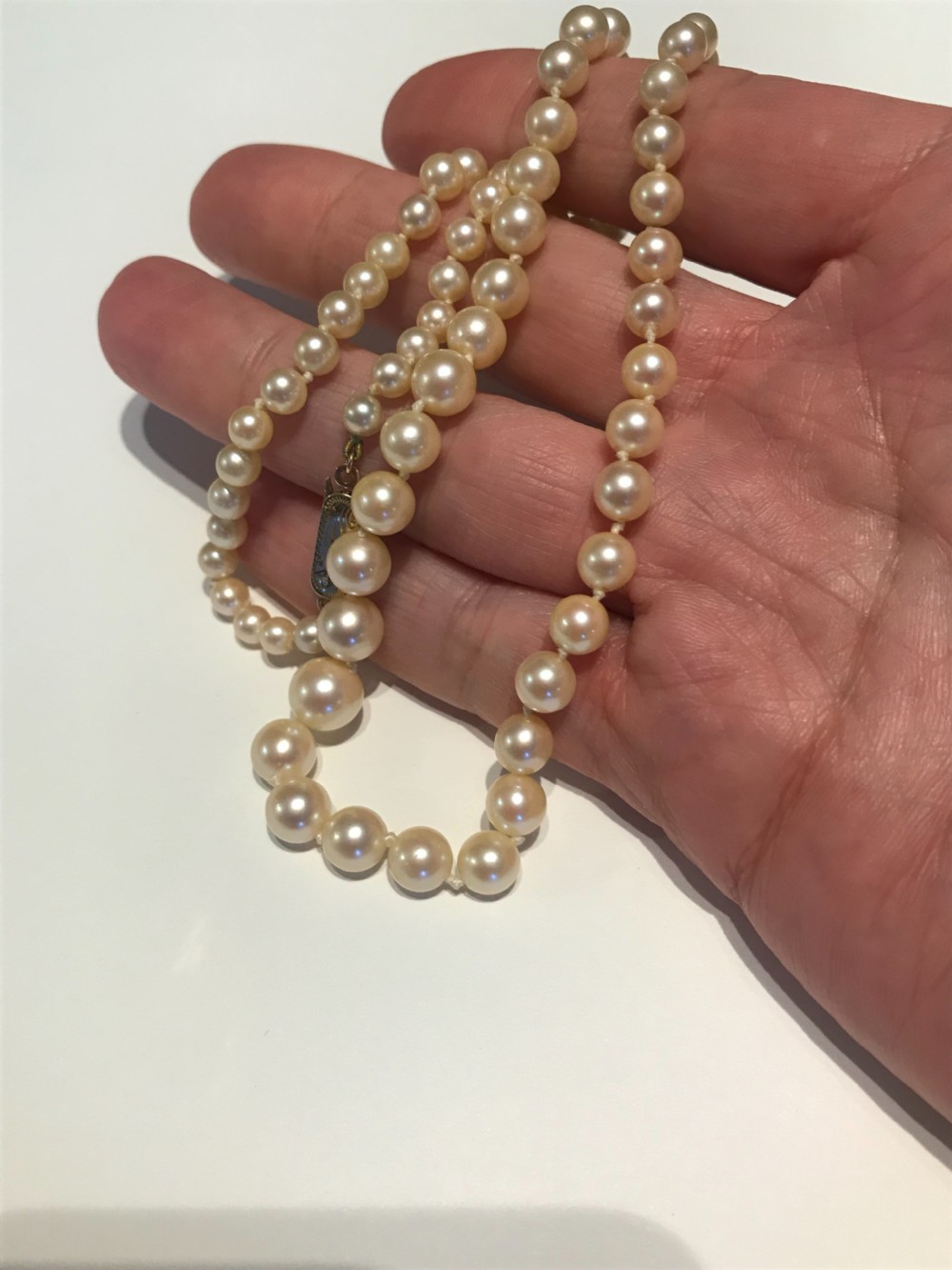 Cultured Pearl Edwardian Necklace View VI