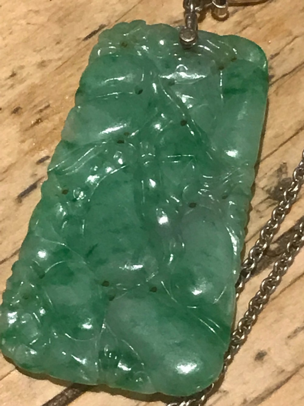 A Natural Jade Pendant View IV