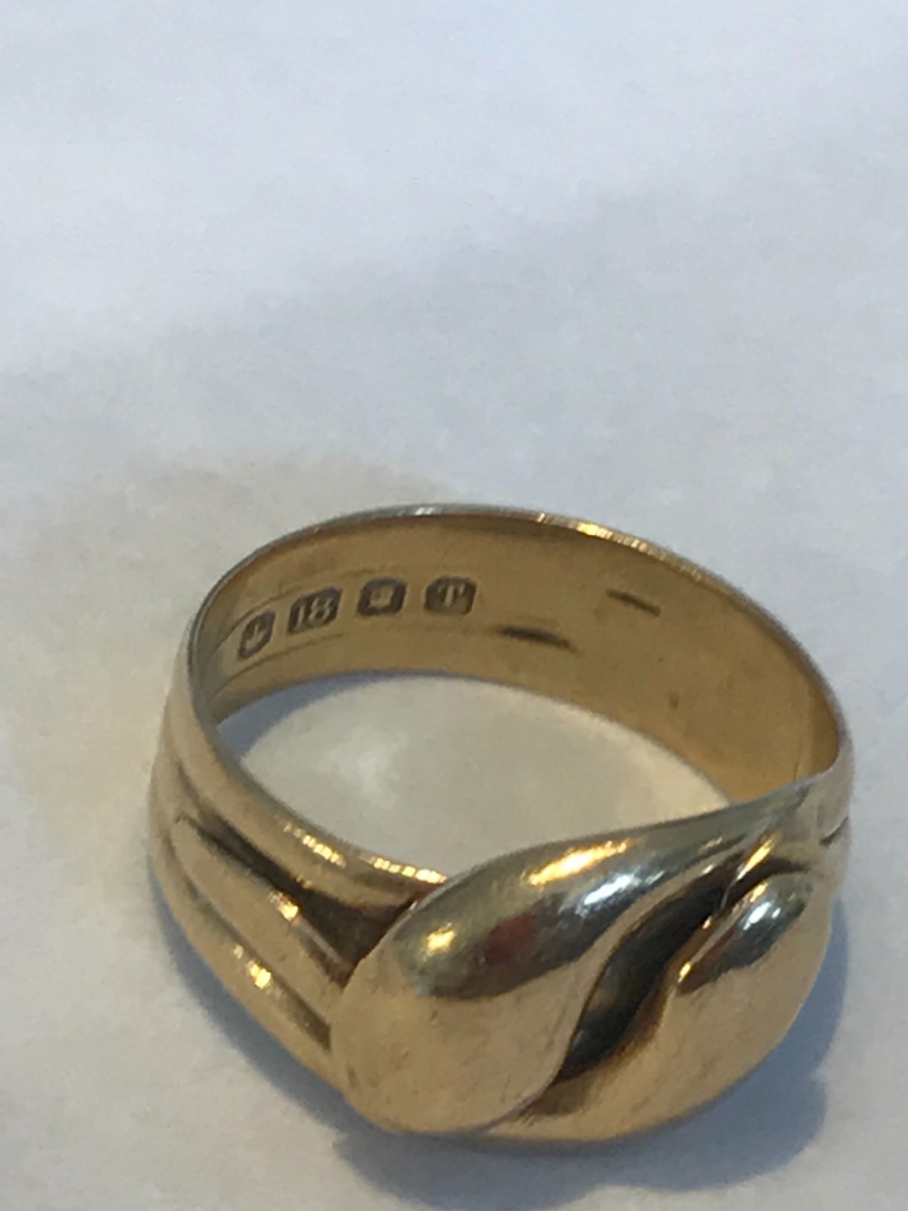 Victorian 18ct Gold Snake Ring View II