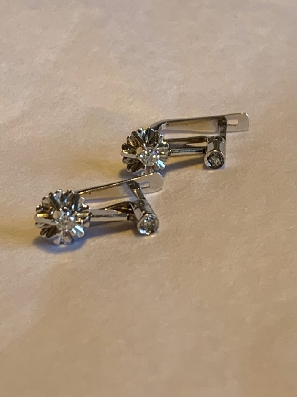 Diamond Mid Century Earrings View XI