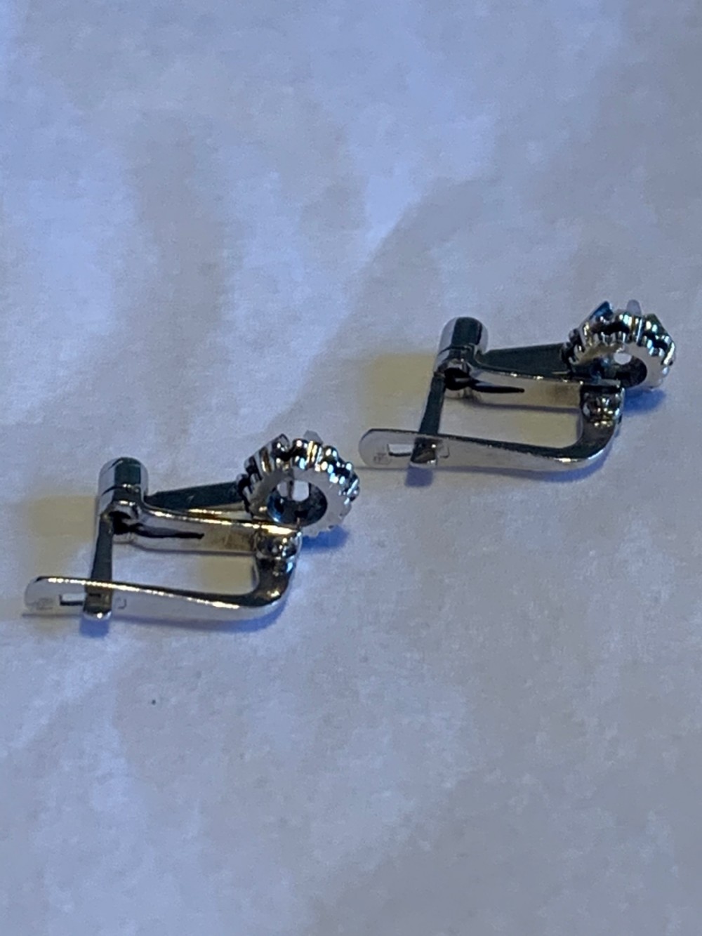 Diamond Mid Century Earrings View XII