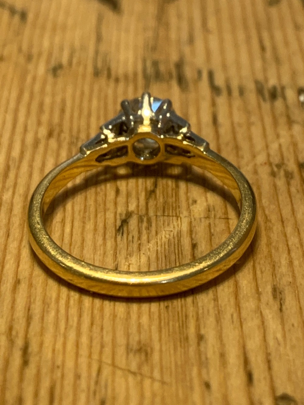 Mid Century Diamond Engagement Ring 0.75cts View II