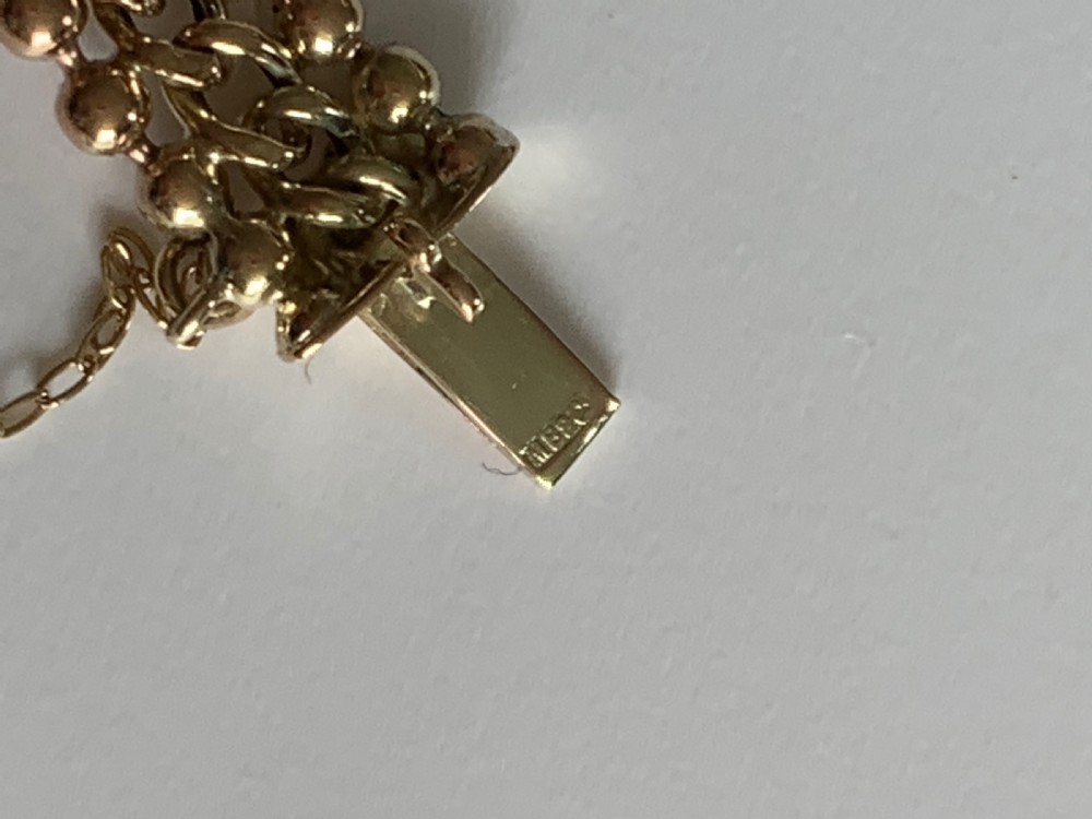 Antique 9ct Gold Bracelet View V
