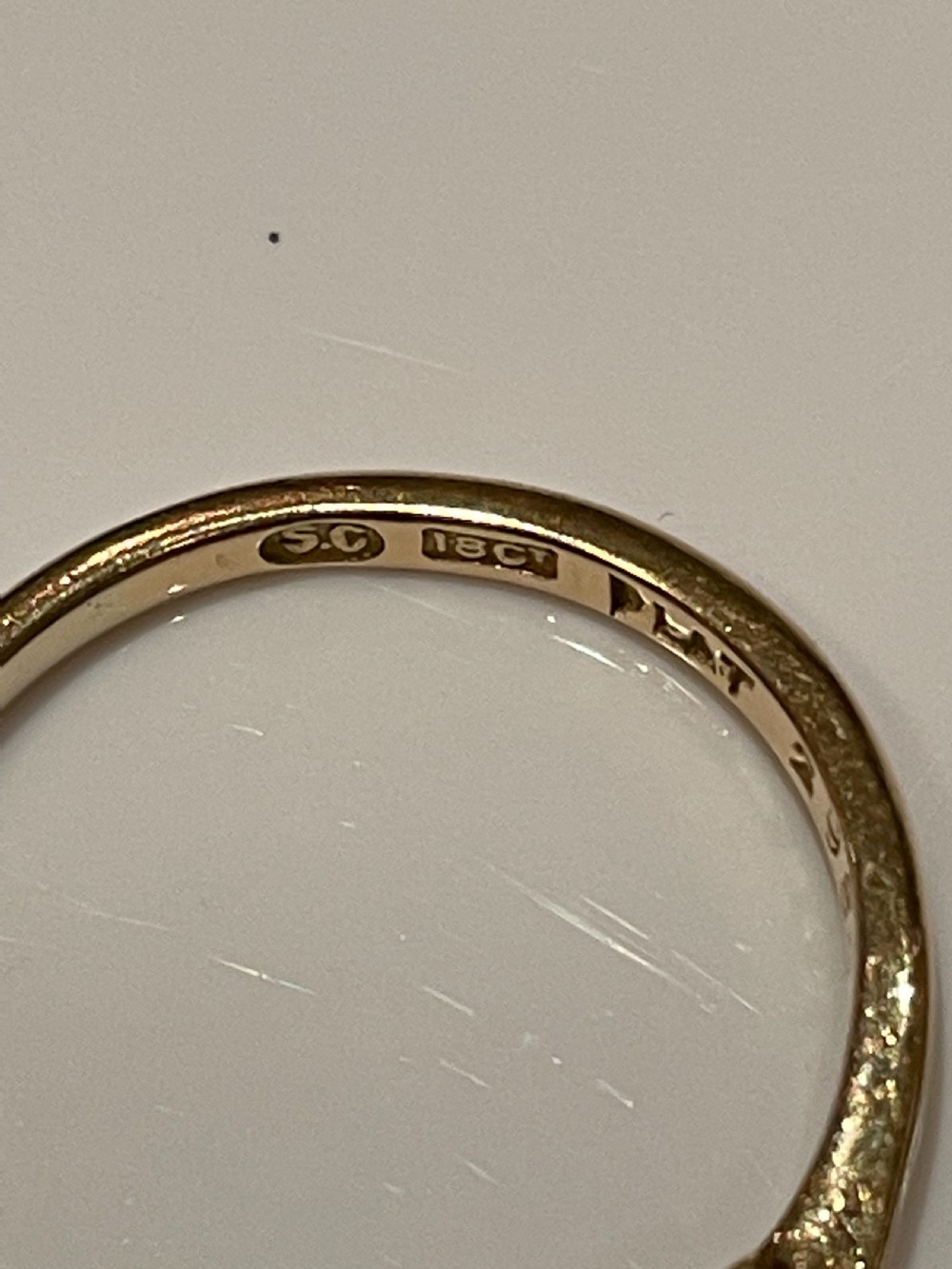 Old European Cut Early 20th Century Five Stone Diamond Ring View VI