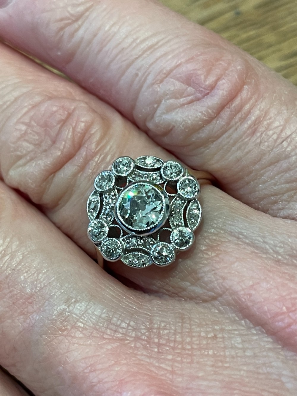Edwardian Diamond Ring View V