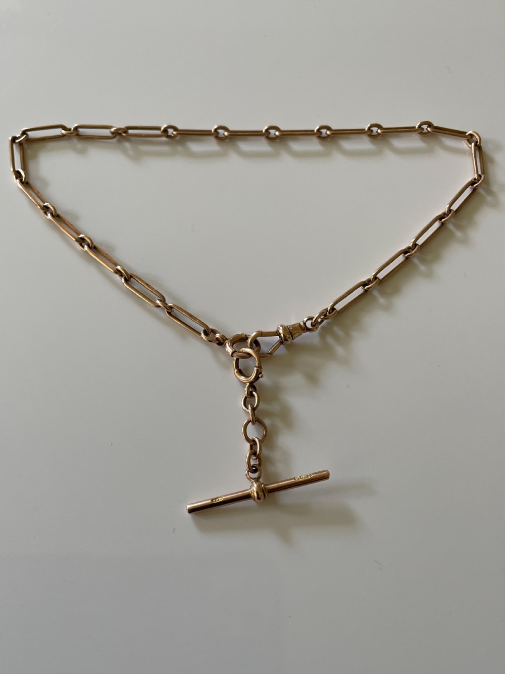 Edwardian 9ct Gold Watch Chain