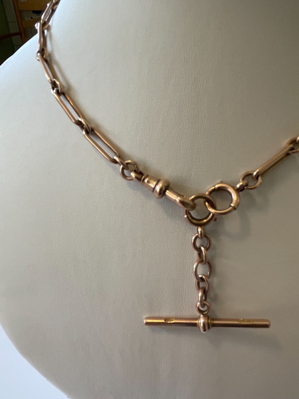 Edwardian 9ct Gold Watch Chain View VI