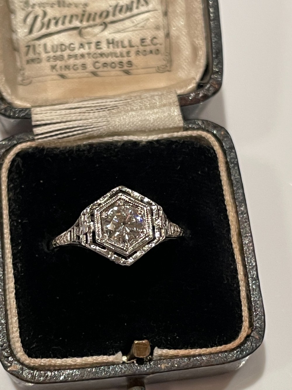 Art Deco Diamond Ring View II