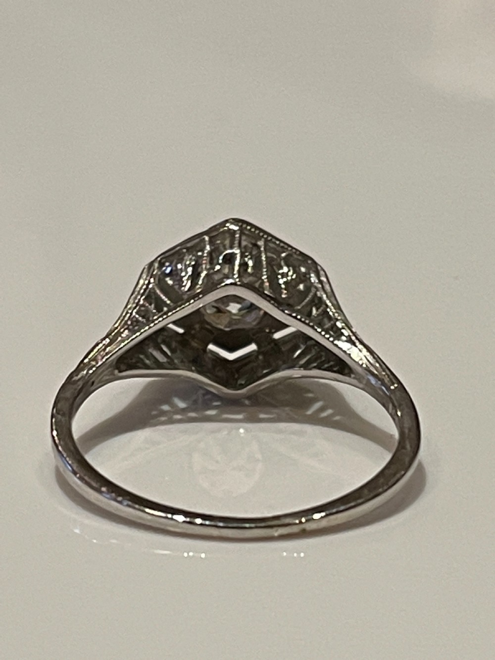 Art Deco Diamond Ring View III