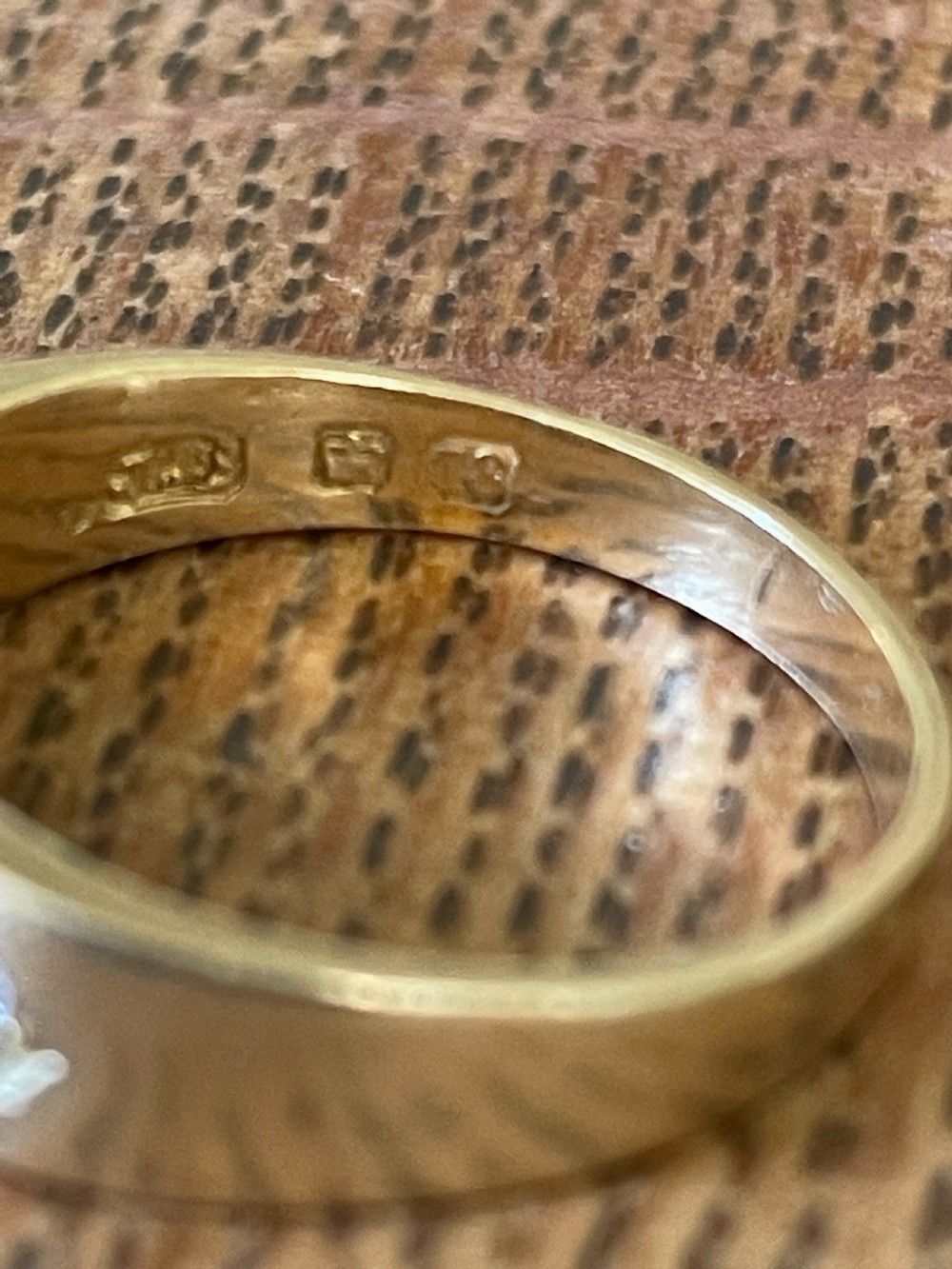 Victorian 18ct Gold Diamond Set Gypsy Ring View II