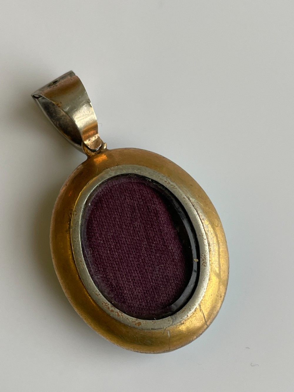 Antique Turquoise Victorian Locket View IV
