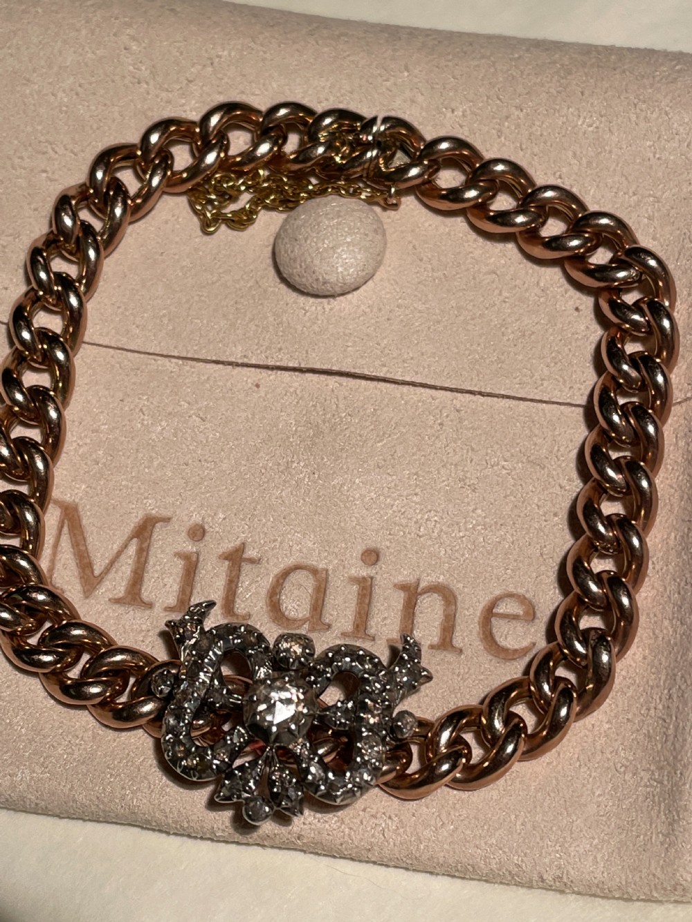 Diamond Victorian Bow Bracelet  View VI