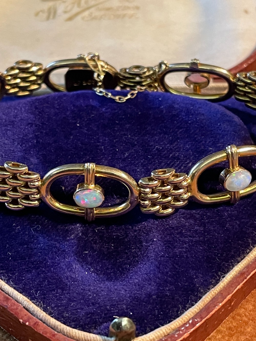 Edwardian Deakin and Francis Opal Bracelet View II