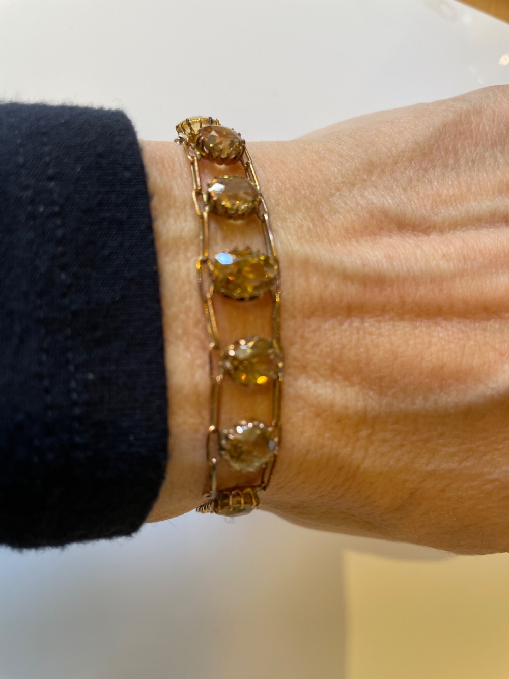  Zircon Early 20th Century Bracelet