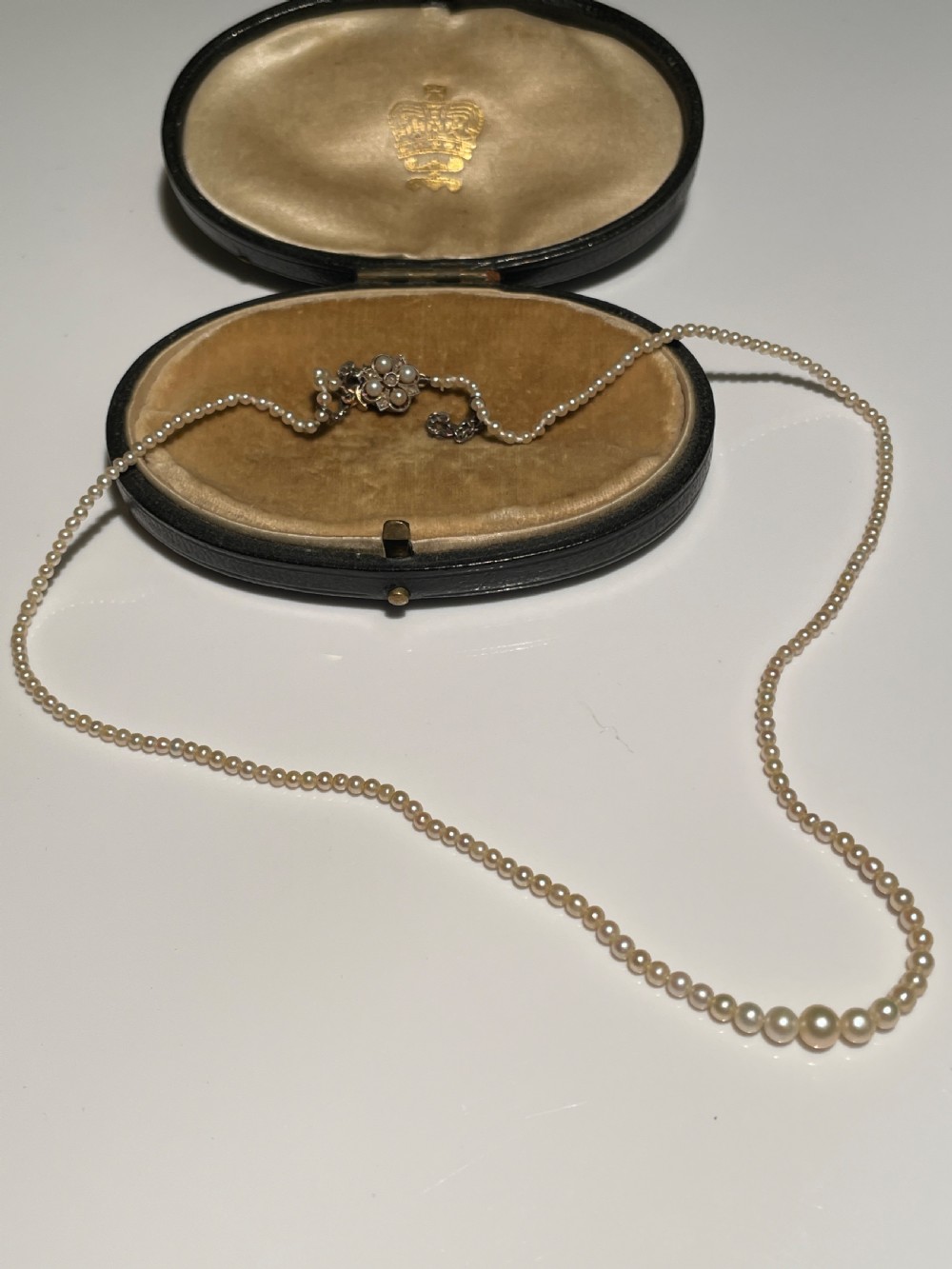 Early 20th Century Natural Pearl Necklace
