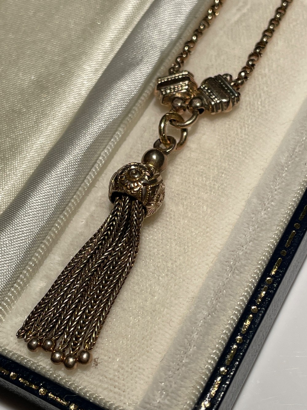 Victorian Gold Albert Chain Necklace  View VI