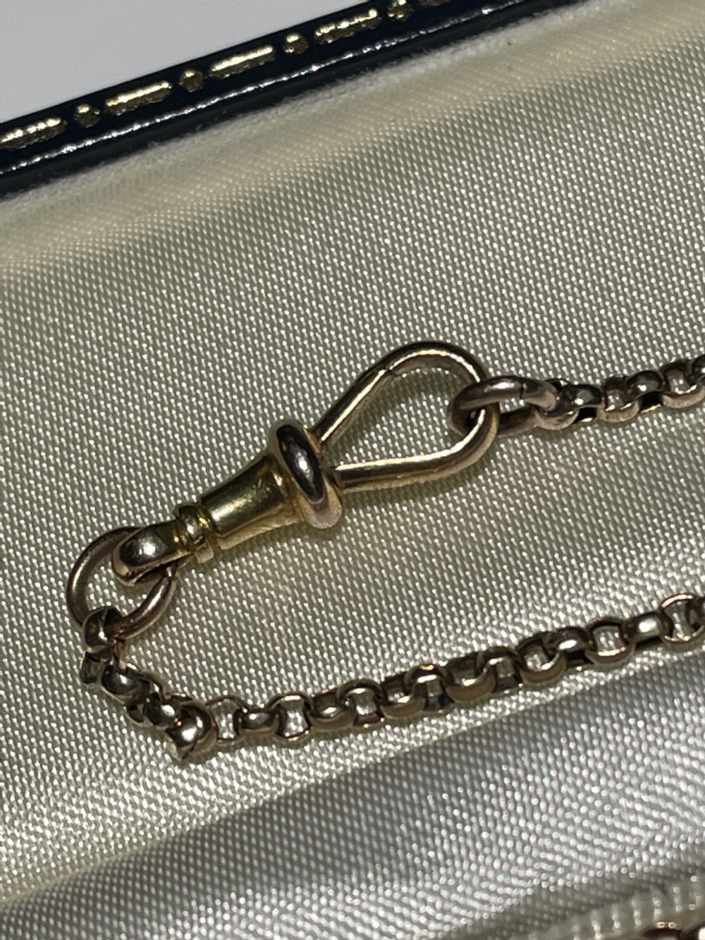 An Edwardian 9ct Gold Chain View V