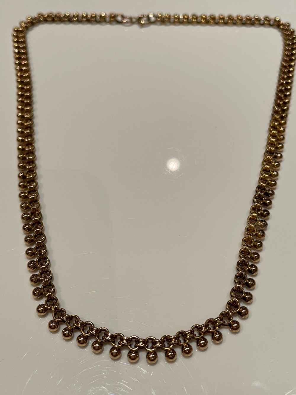 Victorian 9ct Gold Book Chain