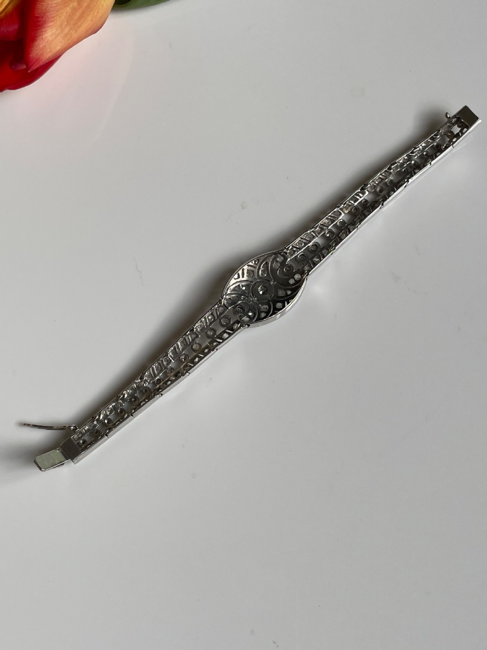 Art Deco Diamond Panel Bracelet View III