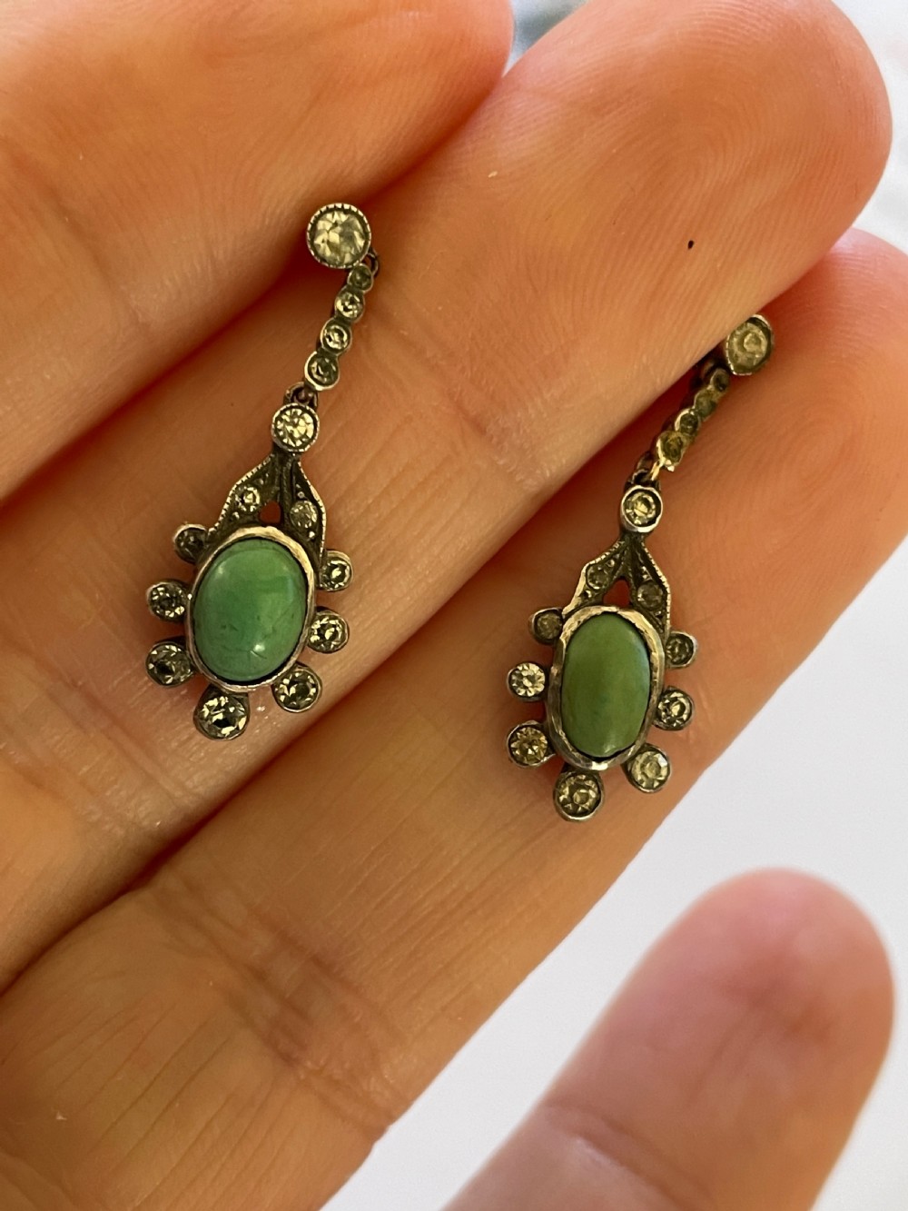 Turquoise Edwardian Earrings