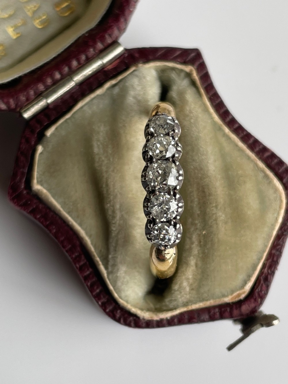 Victorian Mine Cut Diamond Ring